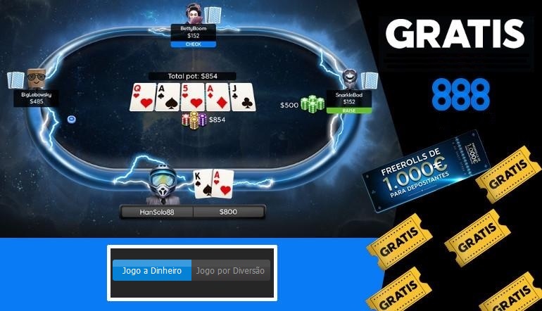 Como jogar poker online grátis