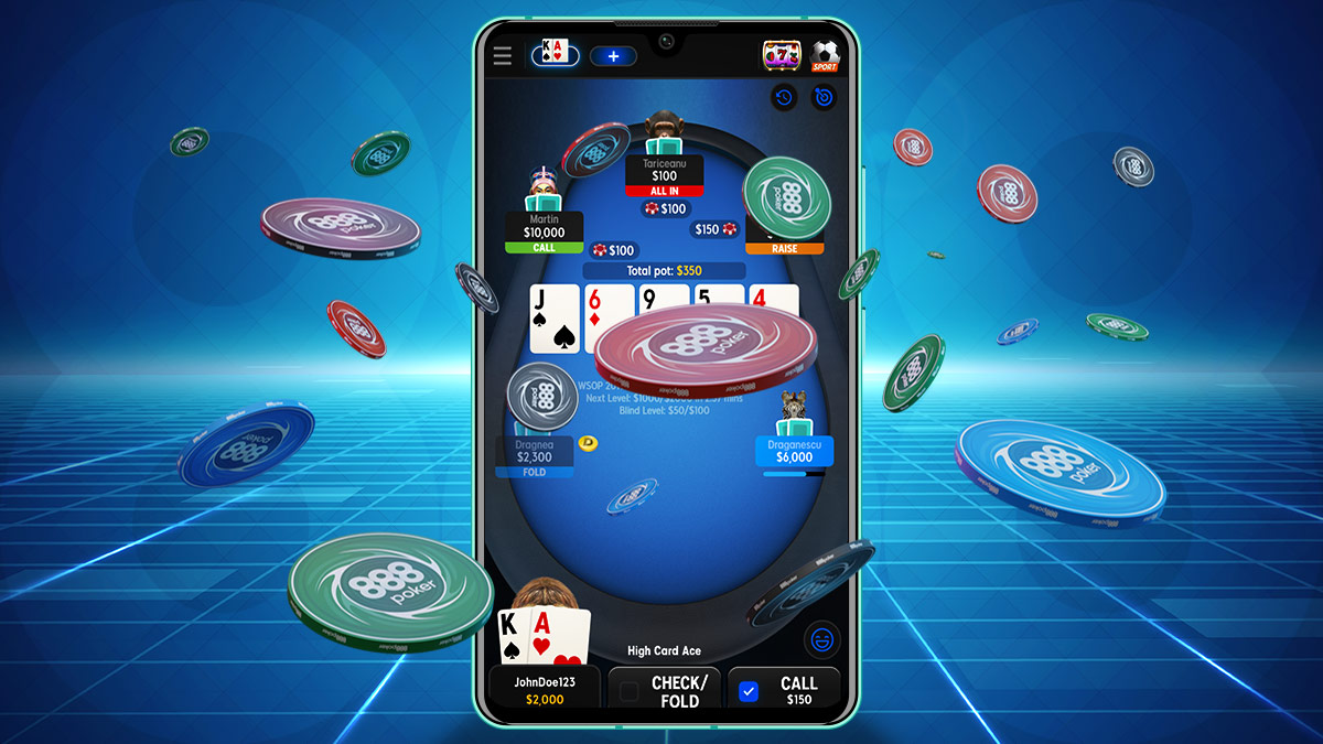 Jogue poker online com ﻿﻿dinheiro real no 888poker™