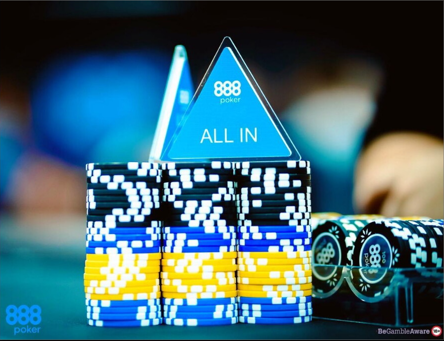 fichas de poker all-in