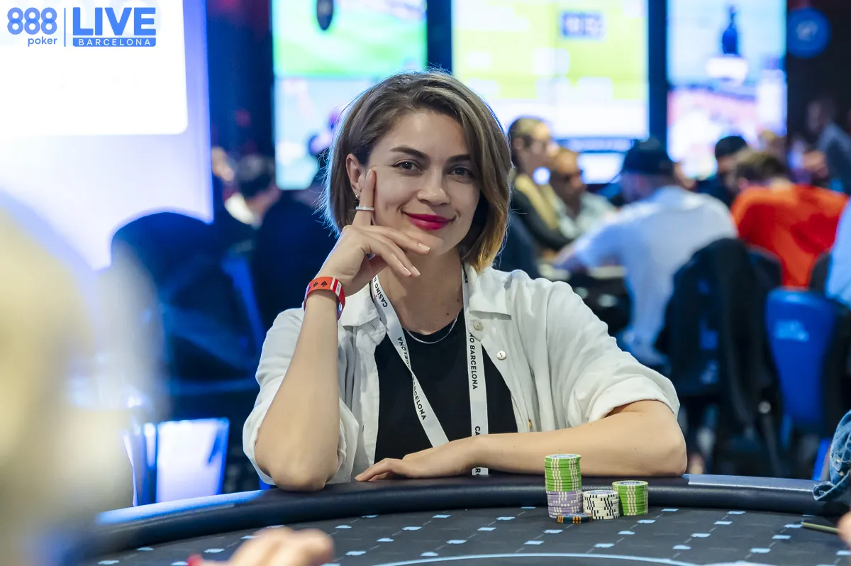 jogadora de poker