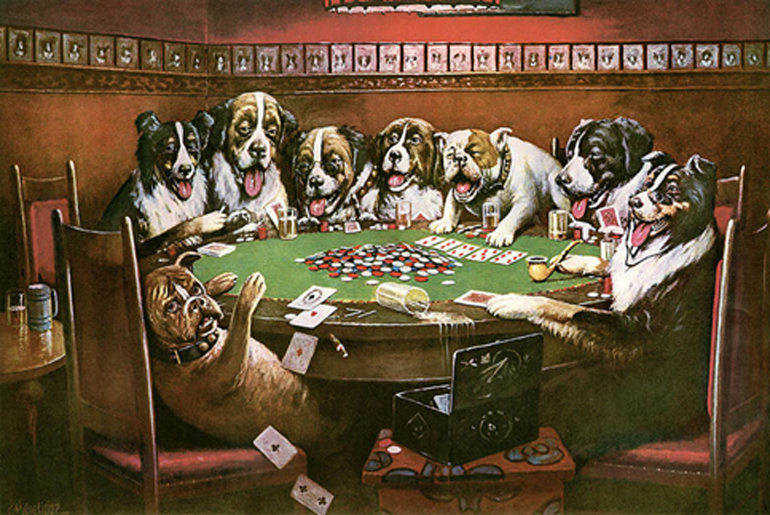 poker sympathy coolidge caes a jogar poker