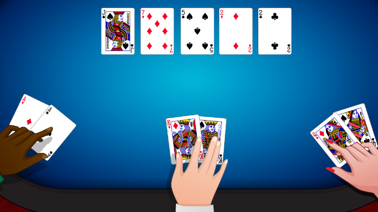 Como jogar Pôquer de 5 cartas 