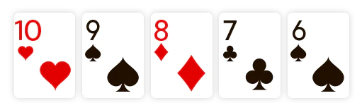 straight sequência poker
